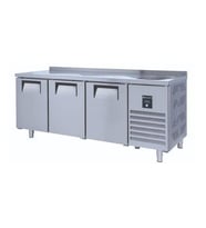Iceinox Tezgah Tip Gn Buzdolabı 3 Kapılı Evyeli (Gri)