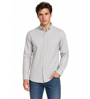 Erkek Spor Silim Likralı Gömlek BGL-ST05413