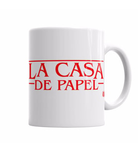 La Casa De Papel 07 Kupa Bardak Porselen