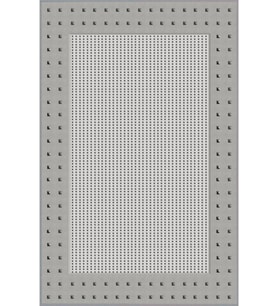 Eliana Home Baskılı, Yıkanabilir Kaymaz Taban Salon Halısı LNA1047 100x150 cm (Gri)