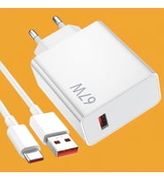 Şarj aleti ultra hızlı şarj kablo adaptör seti akım korumalı bakır sargı