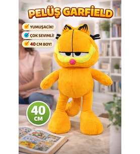 Peluş Garfield 40 Cm Yumuşacık ve Sevimli