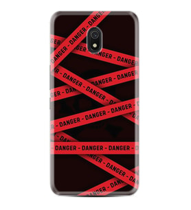 Xiaomi Redmi 8A 8 Pro 9C 9T 10C 11T Pro Kılıf Desenli Silikon Danger 1372