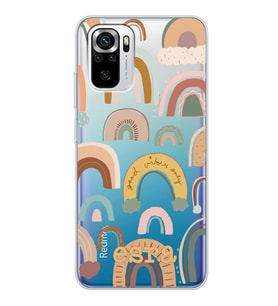 Xiaomi Nude rainbow Tasarımlı Şeffaf Telefon Kılıfı