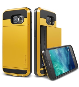 Verus Galaxy S6 ile Uyumlu Case Damda Slide Kılıf Special Yellow
