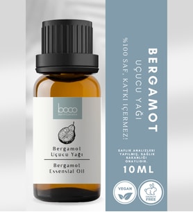 Bergamot Uçucu Yağı Saf Ve Doğal Buhurdanlık Difüzör, Masaj, Spa Cilt Ve Saç Bakımı İçin Yağ 10 Ml