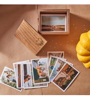 Lexroo Smile Tasarımlı Ahşap Fotoğraf Kutusu