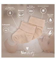 Novibaby 5'li Bambu Yenidoğan Bebek Çorap I Summer Boy I 0-6 ay (Karışık)
