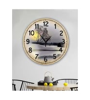 bilge Tasarım retro Duvar Saati 35 x 35 CM (Karışık)