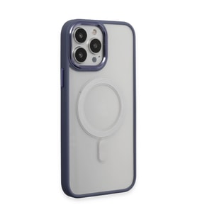 Apple İphone 15 Pro Max Kılıf Room Magneticsafe Silikon - Sierra Blue