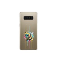 Samsung Galaxy Note 8 ile uyumlu Splash arı tasarımlı şeffaf silikon kılıf