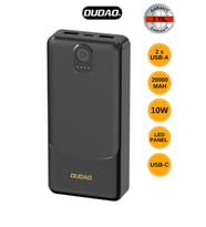 Powerbank Dudao K10Pro 2.4A 20000mAh 2 x USB-A - Siyah (5343)