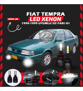 Fiat Tempra Sis Farı Uyumlu Şimşek Etkili Led Xenon Light Series H1