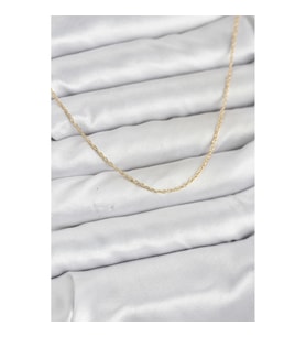 Mey İthalat® CM 14K Gold Renk Burgu Model 60 cm Kadın Kolye
