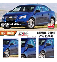 CHEVROLET CRUZE 2008 - 2016 YARASA BATMAN AYNA KAPAĞI PİANO BLACK (Siyah)