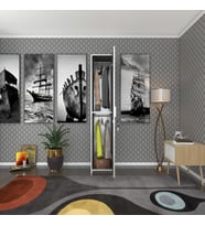 Kenzlife kilitli gardırop öğrenci dolabı tek kapılı günebakan gri 180*35*42 gardolap dolap ofis (Karışık)