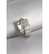 Gümüş Renk Zirkon Taşlı Tragus Piercing - EBJ241123W29456