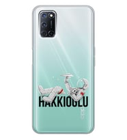 Oppo Yatan Astronot Tasarımlı Şeffaf Telefon Kılıfı