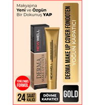 New Well Derma Make-Up Cover Foundation - Gold