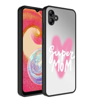 Samsung Galaxy A04E Kılıf Aynalı Desenli Kamera Korumalı Parlak Mirror Kapak (Renksiz)
