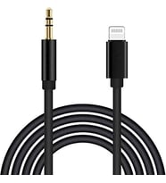 iPhone için Aux Kablo, Apple MFi Sertifikalı Lightning 3,5 mm AUX Kablosu, iPhone 14 13 12 11 Pro Max XS XR X 8 7 6 iPad iPod Araba, Ev Stereo Hoparlör Kulaklık, 3,3 FT Siyah