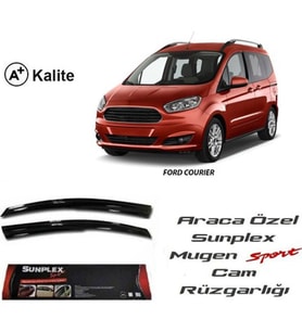 Ford Courier Cam Rüzgarlığı Mugen Tip Sunplex 2li