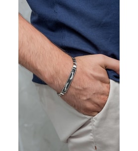 Zülfikar Kılıcı İşleme Gurmet Zincir 925 Gümüş Erkek Bileklik