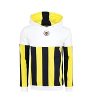 Fenerbahçe ERKEK TRIBUN ÇUBUKLU SWEAT (Beyaz)