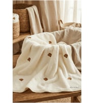 AYICIK NAKIŞLI WELSOFT 90*100 CM BEBEK BATTANİYESİ