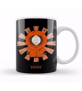 South Park Kenny Retro Japanese Kupa Bardak Porselen