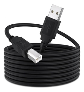 Taplin Yazıcı Kablosu Ara Printer USB Bağlantı Bağlama Kablo Network Lazer Hp Canon Brother Kablosu 3 Metre