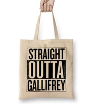 Straight Outta Gallifrey Doctor Who Bez Çanta Uzun Saplı