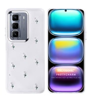 Microsonic Infinix Hot 50 Pro Plus Kılıf PrettyCharm Tulip (Yeşil)