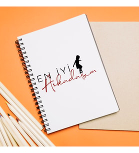 En İyi Arkadaşım Tasarımlı Defter