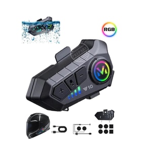 Kask Bluetooth Kulaklık Y-10P Bluetooth Motosiklet Kulaklık 5.3 Motosiklet Kulaklık