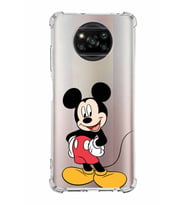 Xiaomi Poco X3 NFC Köşe Korumalı Antişok Kapak Mickey Mouse Tasarımlı Şeffaf  Kılıf