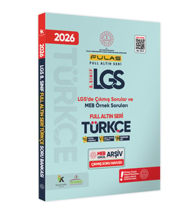 2026 8.Sınıf Full LGS Altın Seri (FULAS) TÜRKÇE MEB Çıkmış Soru Bankası Modüler Seti PDF Çözümlü