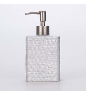 Linen Sıvı Sabunluk Gümüş