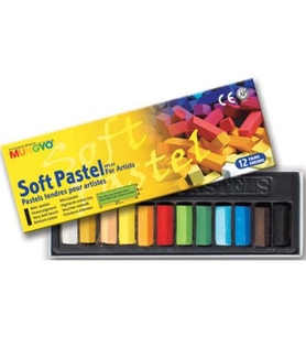 Mungyo Gallery Artists' Soft Pastel 12 Renk Yarım Boy 