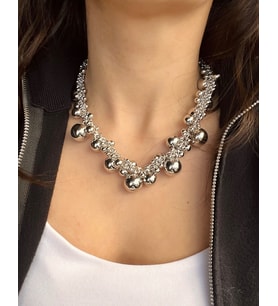 Silver Karışık Toplu Kolye
