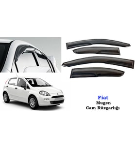 Fiat Punto Mugen Cam Kenar Rüzgarlığı 2011-
