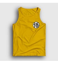 Presmono Unisex Sarı Kanji Go Anime Dragon Ball Atlet 236118tt (Sarı)