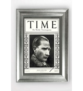 Gümüş Çerçeveli Atatürk Tablo cv772