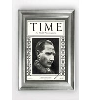 Gümüş Çerçeveli Atatürk Tablo cv772
