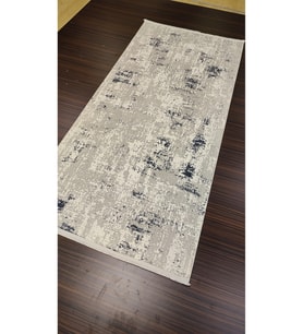 HALIMARKA HALIMARKA K-ZNTH ZN008A GRİ MAVİ MODERN HALI YOLLUK 97X200 CM