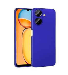 Lexroo Xiaomi Poco C65 Kılıf Premier Silikon Kılıf - Saks Mavi