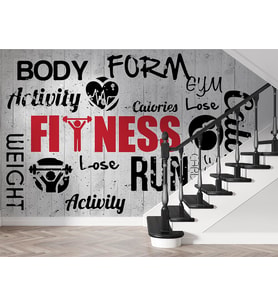 Spor Salonları için Duvar Kağıdı