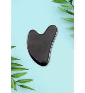 Oniks Doğal Taş Gua Sha Kalp Kesim Yüz Masaj Aleti