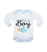 Pamuk Polyester Bebek Zıbını - Mavi Biyeli