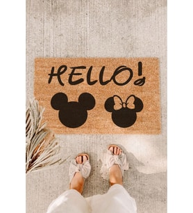 Hello Mickey Mouse Kapı Önü Paspası